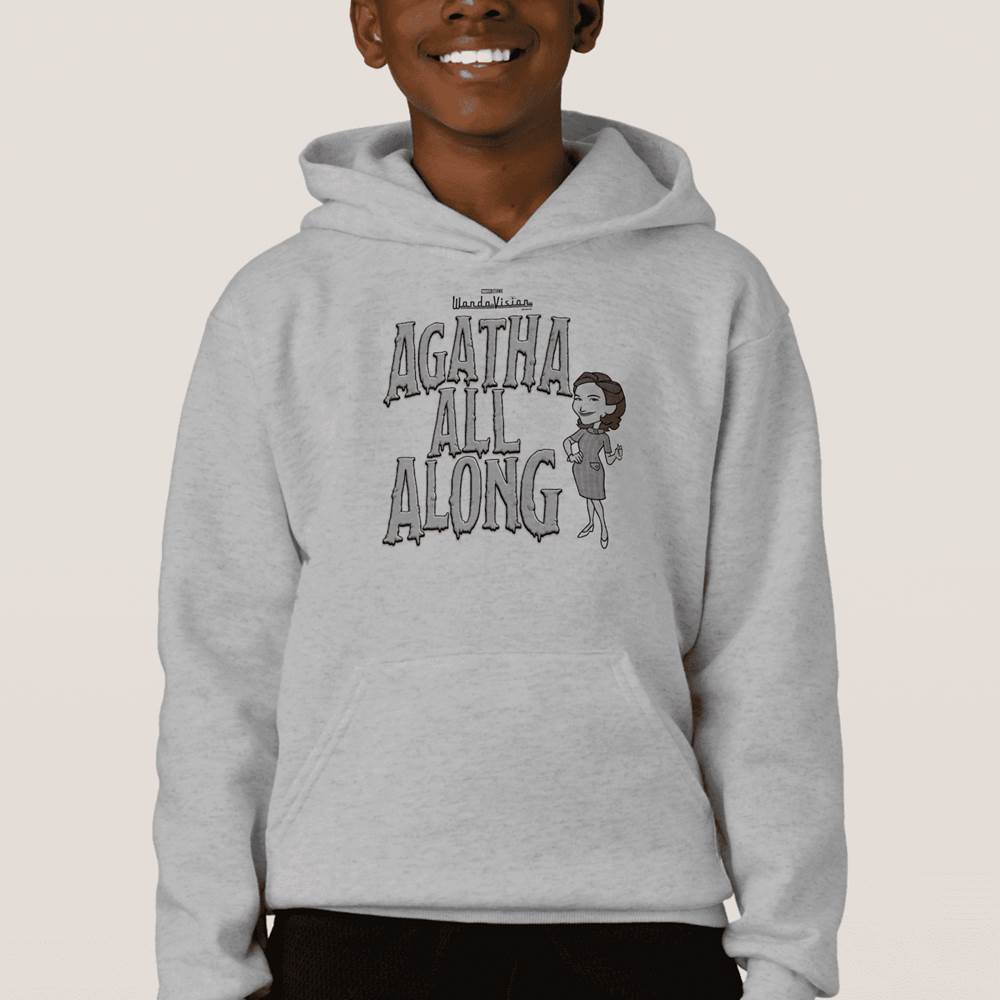 <a href=https://www.zazzle.com/agatha_all_along_hoodie-235992953740704829>’Agatha All Along’ Youth Hoodie</a> / Zazzle