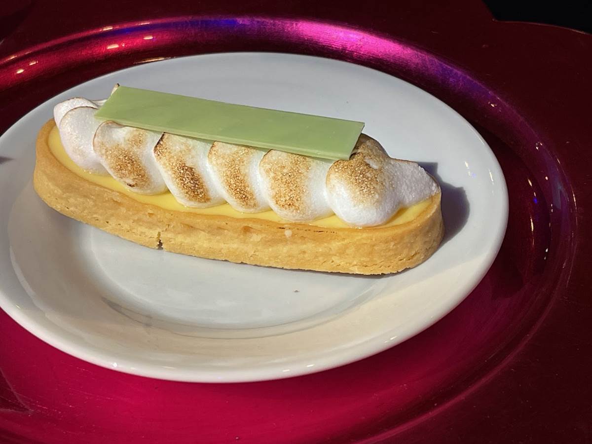 Key Lime Tart with Toasted Meringue ($4.75)