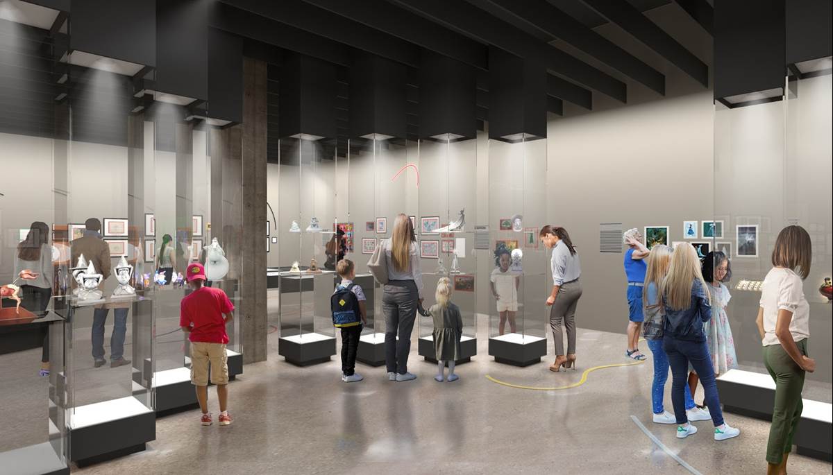 Animation Gallery in Stories of Cinema, ©Academy Museum Foundation/Image by WHY Architecture