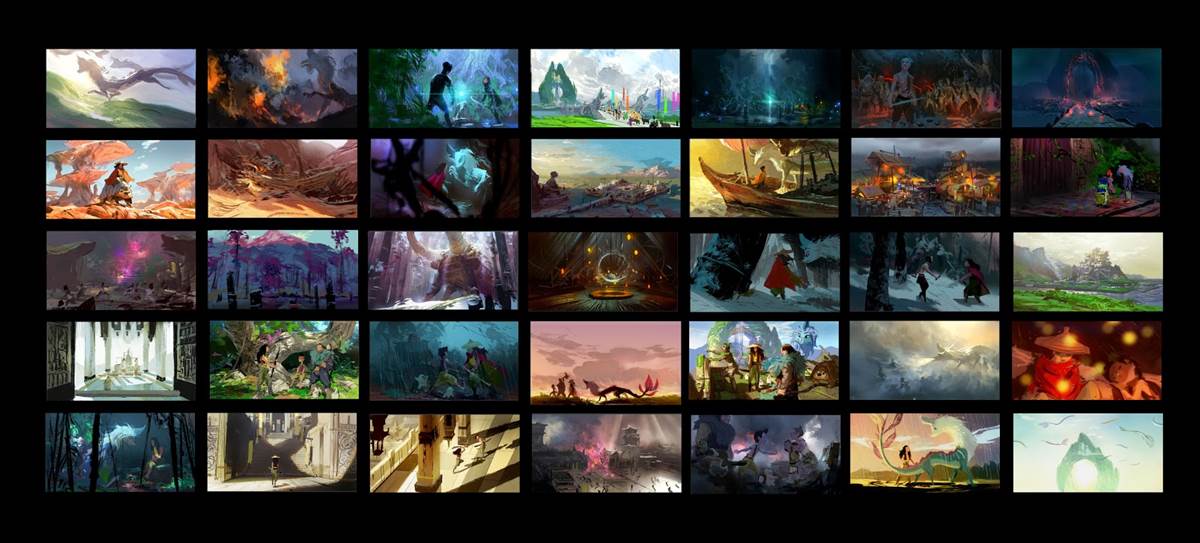 RAYA AND THE LAST DRAGON – Visual Development art by Paul Felix. © 2021 Disney. All Rights Reserved.