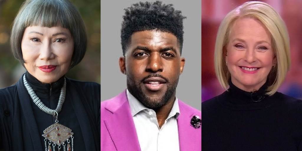 Amy Tan, Emmanuel Acho, Cindy McCain
