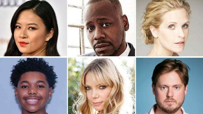 Top row: Christine Ko, Malcolm Barrett, Sally Pressman
Bottom row: Cedric Joe, Riki Lindhome, Tim Heidecker (via Deadline)