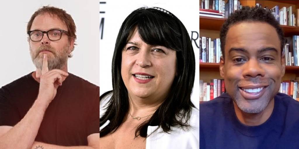 Rainn Wilson, E.L. James, Chris Rock