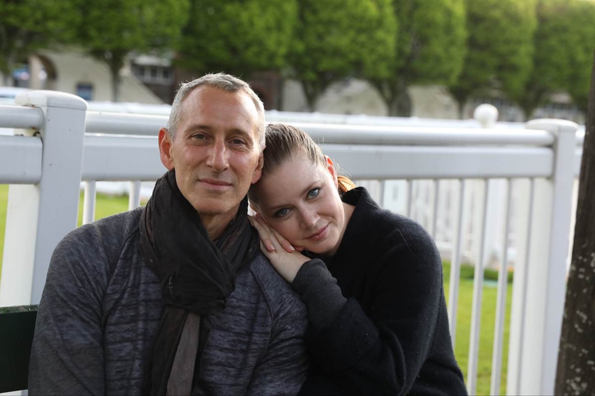 Adam Shankman and Amy Adams (Disney)