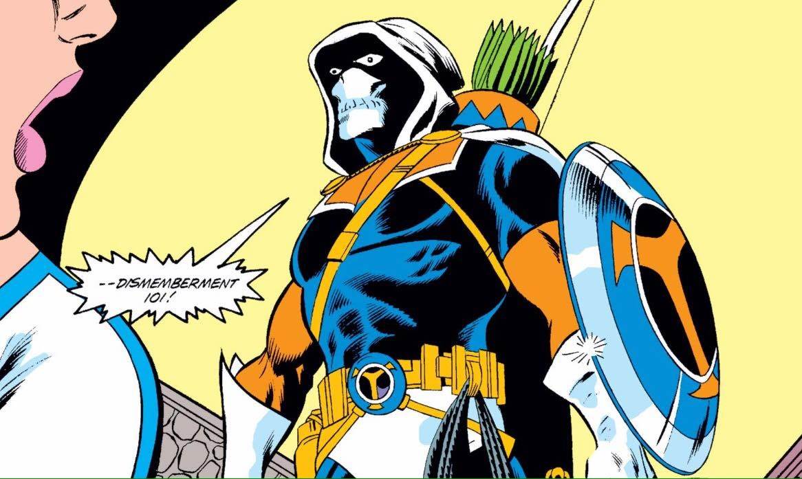 Taskmaster's first appearance in "The Avengers #195"