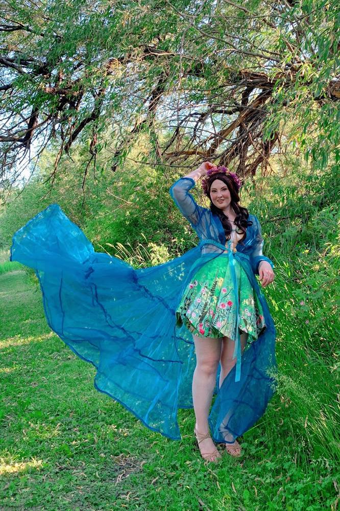 The Confessions Dress and Blue Tint Dressing Gown