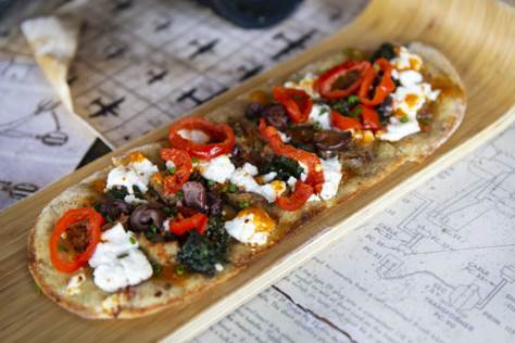 “Everyone DUCK!” Flatbread