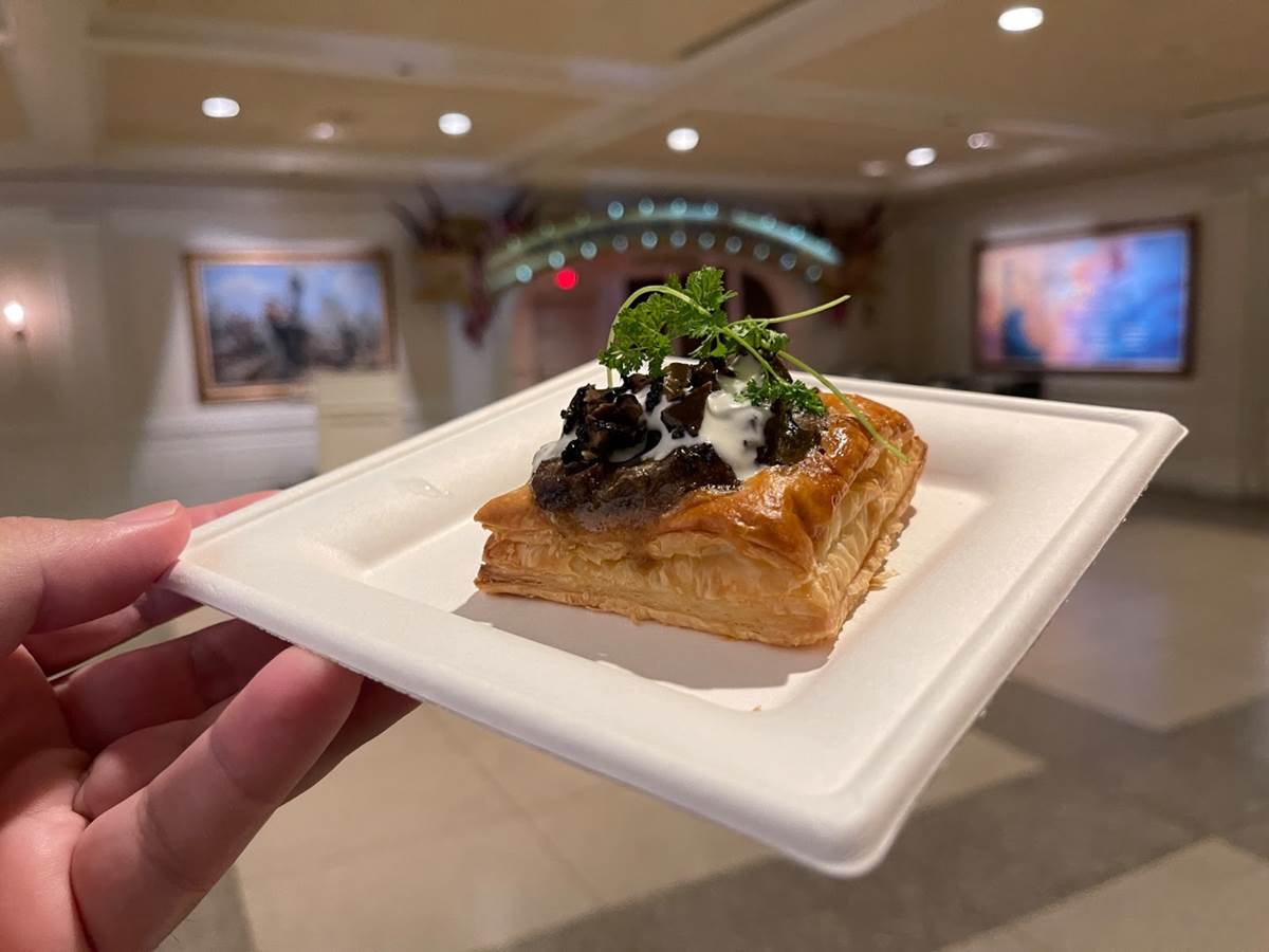 Wild Mushroom and Truffle Tart with Gruyère and Crème Fraîche