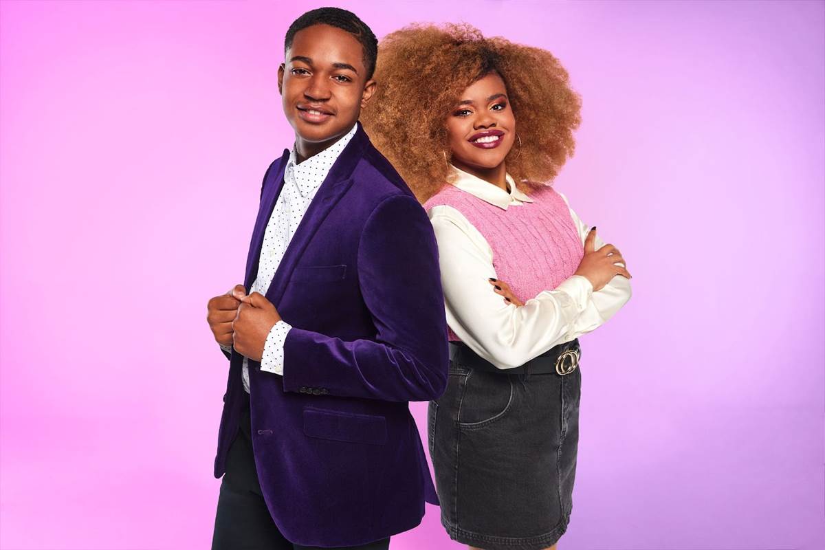 Issac Ryan Brown and Dara Reneé, Co-Hosts of “Disney’s Magic Bake-Off”. (Disney/Jabari Jacobs)