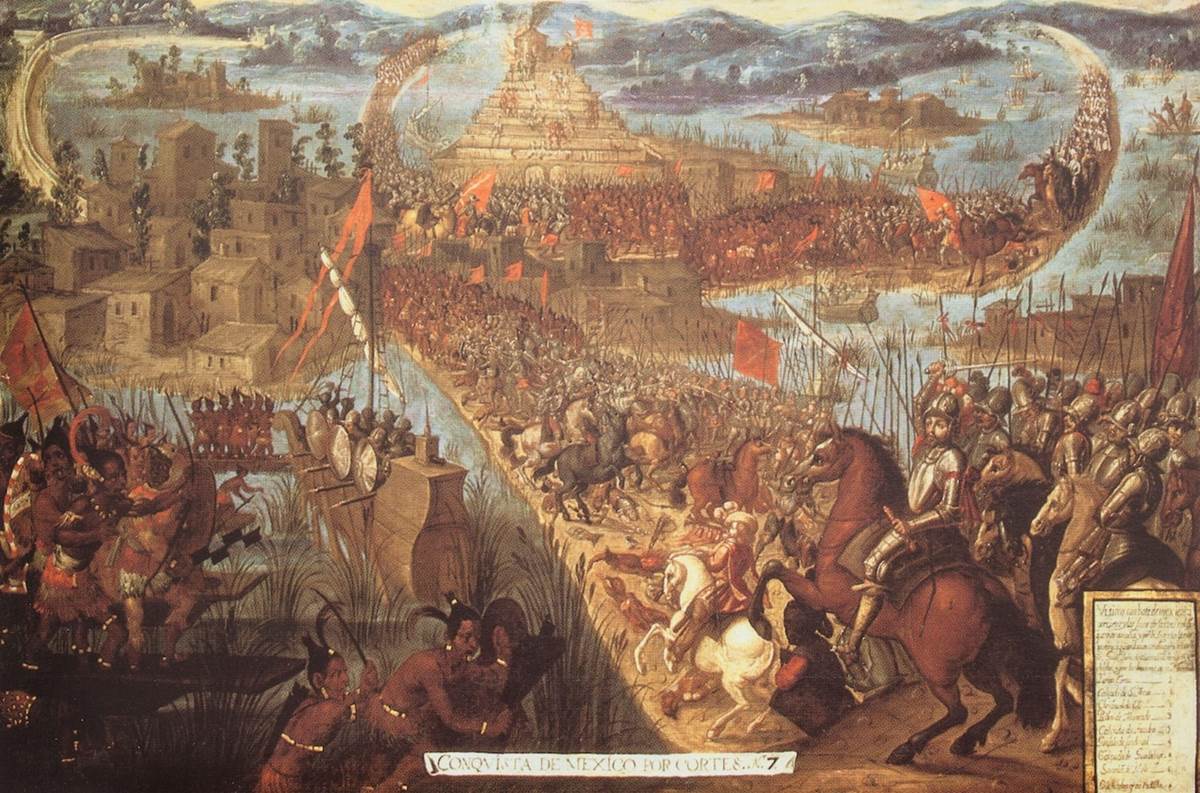 Five hundred years ago, Spanish explorer Hernán Cortés allied with Indigenous groups to overthrow the Aztec.
PHOTOGRAPH BY HERITAGEPICS, ALAMY STOCK PHOTO