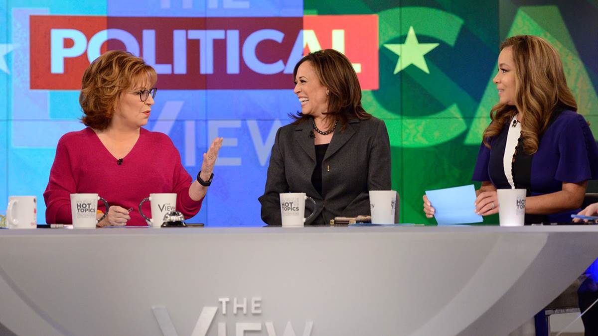 Joy Behar, Kamala Harris, Sunny Hostin (Via ABC)