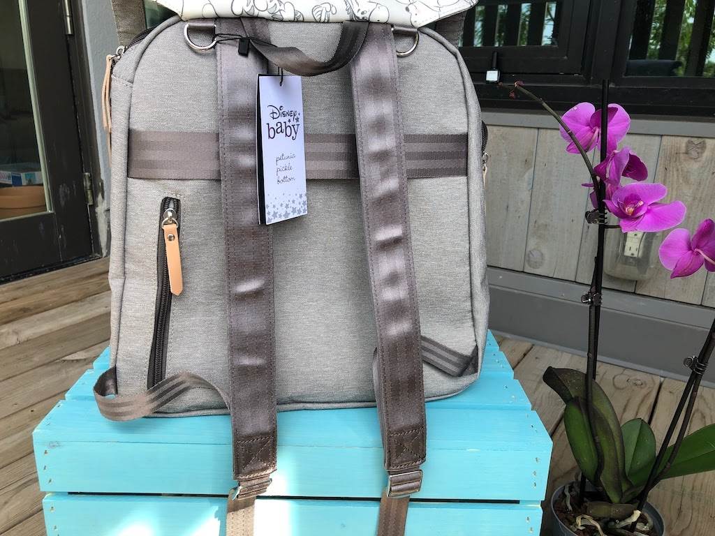 Small pocket at the back is good for phones or passports