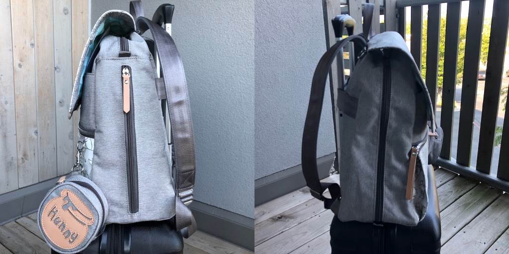 Zippers on both sides offer pleasant symmetry