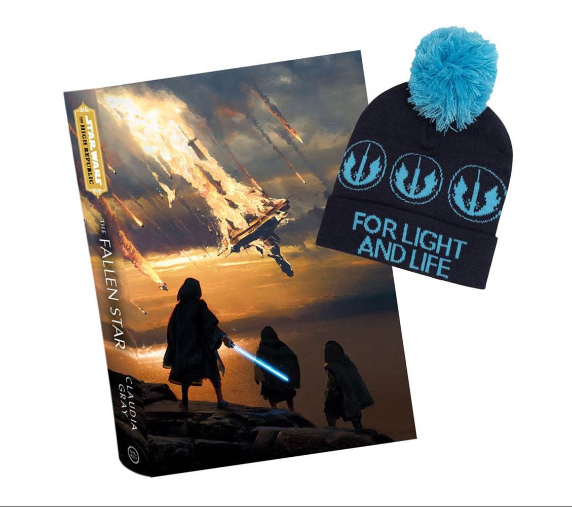 The Fallen Star book and beanie