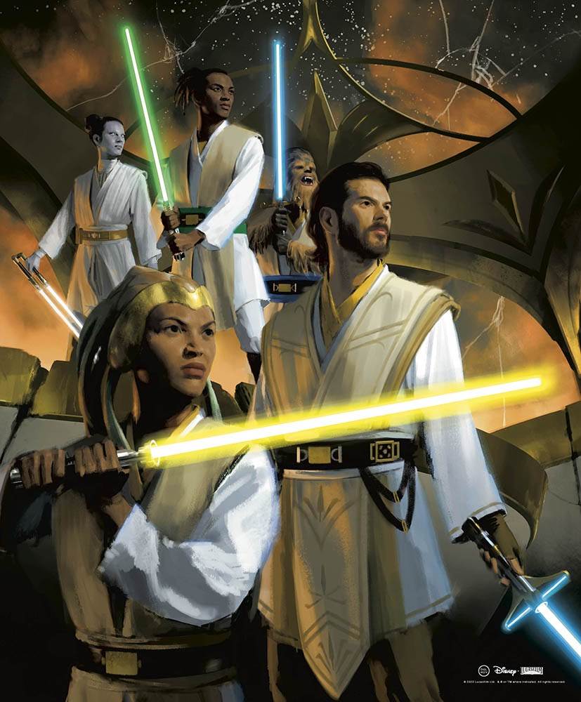 Jedi on the cover of Star Wars: The High Republic: The Fallen Star.