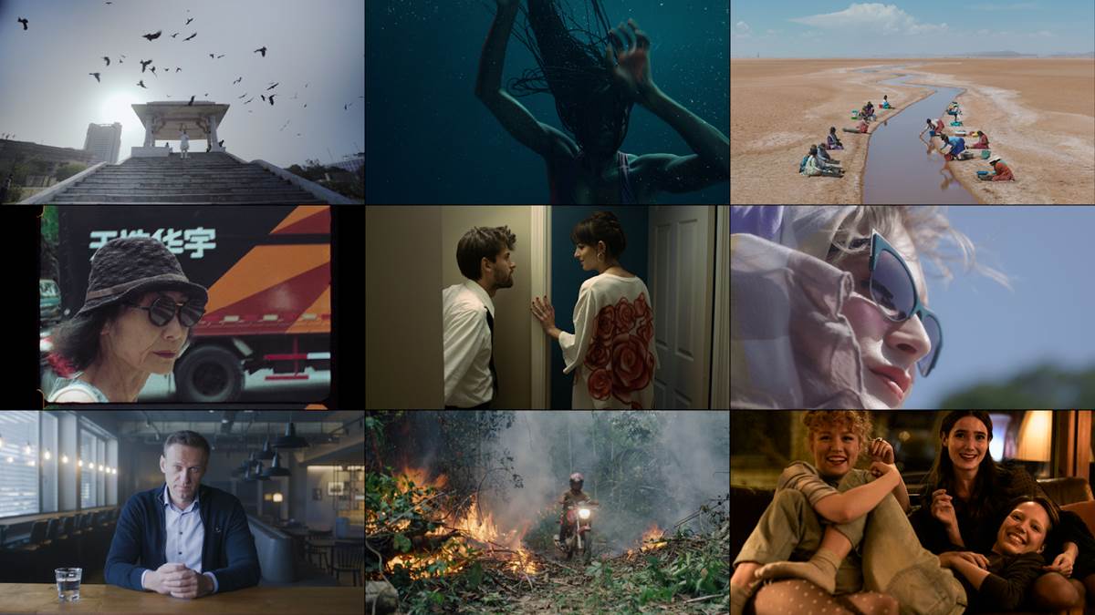 Left to Right Top Row: All That Breathes, Nanny, Utama Middle Row: The Exiles, Cha Cha Real Smooth, Framing Agnes Bottom Row: Navalny, The Territory, Girl Picture. Courtesy of Sundance Institute.