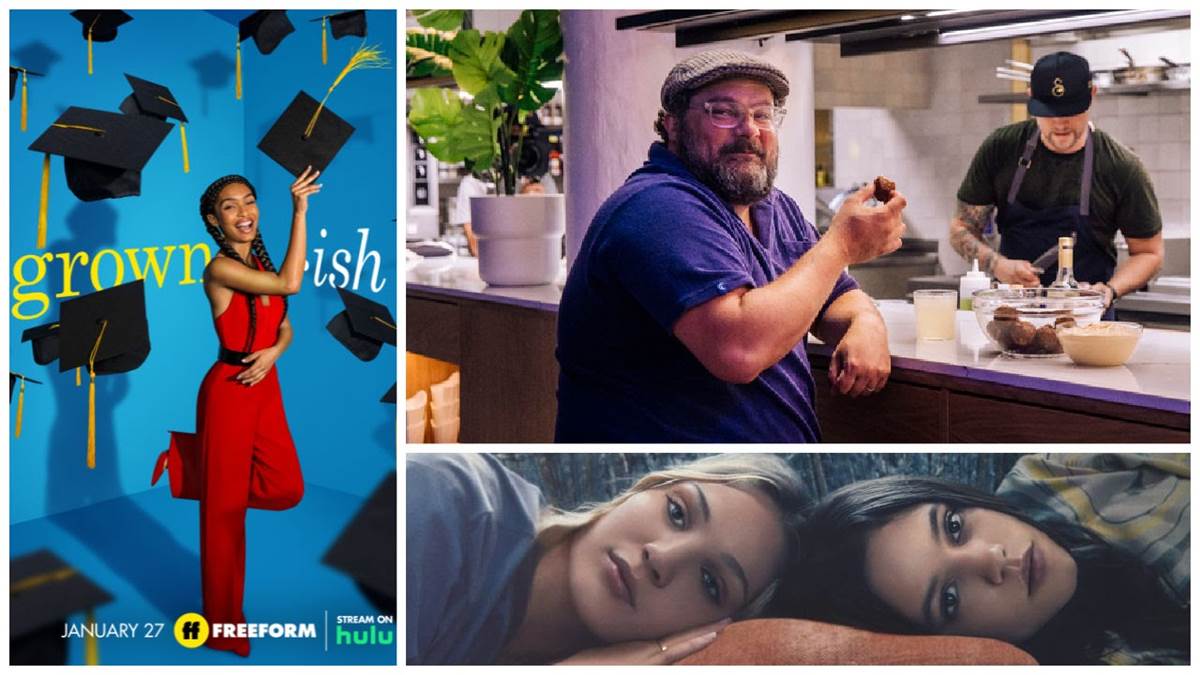 grown-ish (Freeform), Fast Foodies (truTV/Anna Maria Lopez), The Fallout (HBO Max)