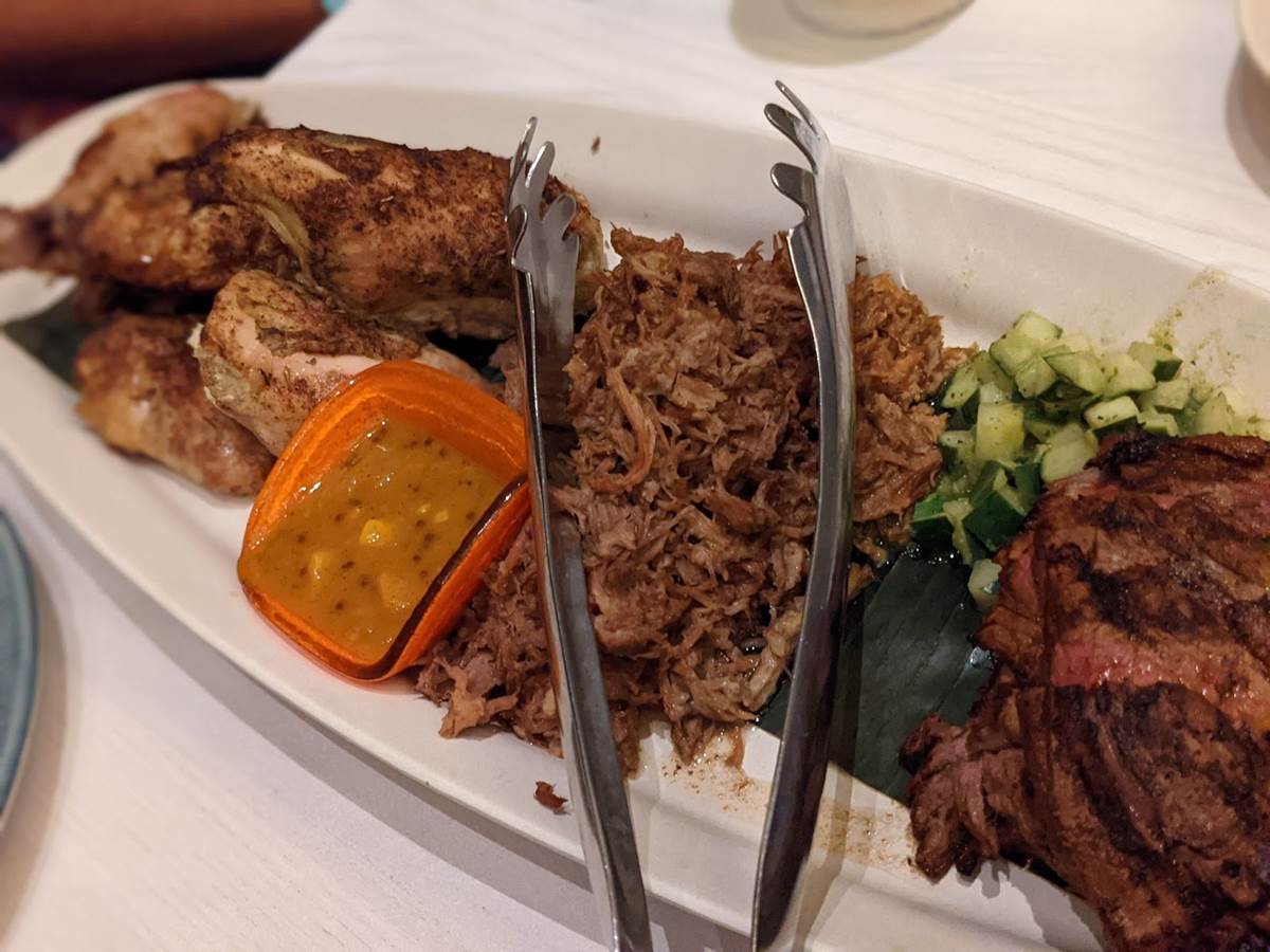 Family style all-you-care-to-eat