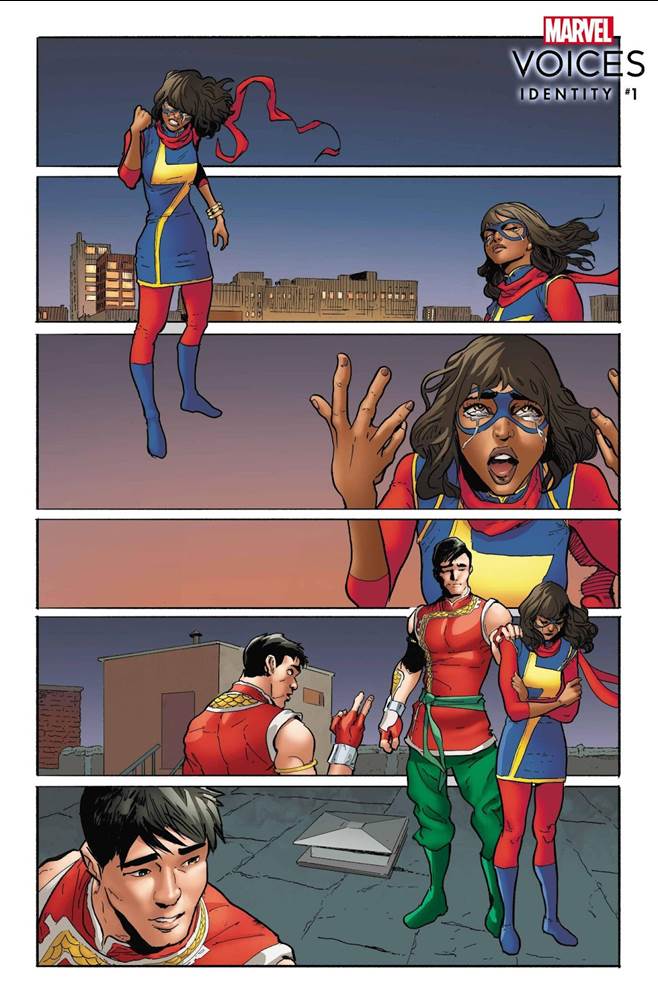 Marvel's Voices: Identity #1 - "Fool Me Twice" interior artwork by Eric Koda