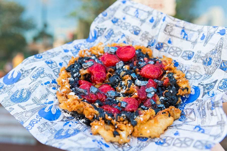 Galactic Swirl Funnel Cake from Epic Eats