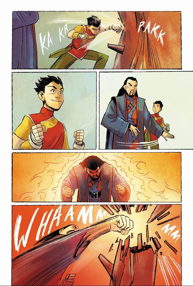 'Shang-Chi and the Quest for Immortality' interior artwork by Victoria Ying and Ian Herring