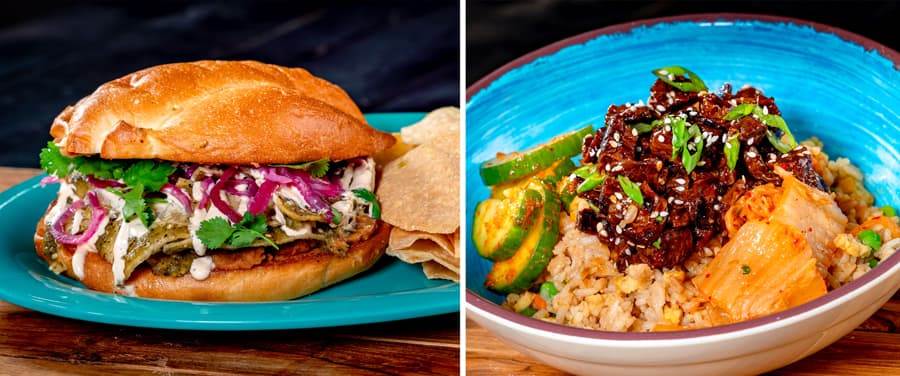 Torta de Chilaquiles and Bulgogi Fried Rice