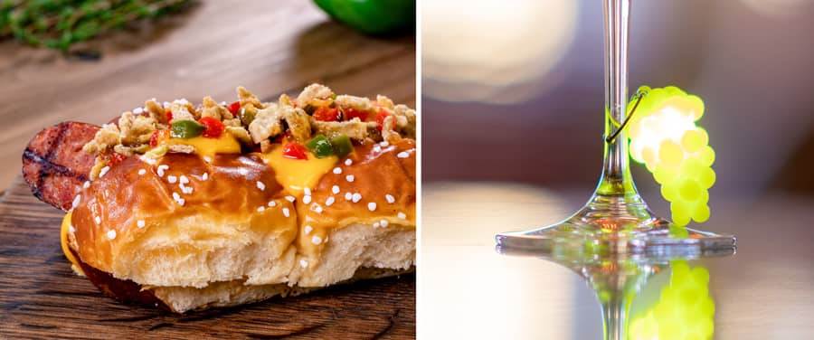 IPA Sausage Dog  and Green Glow Grapes