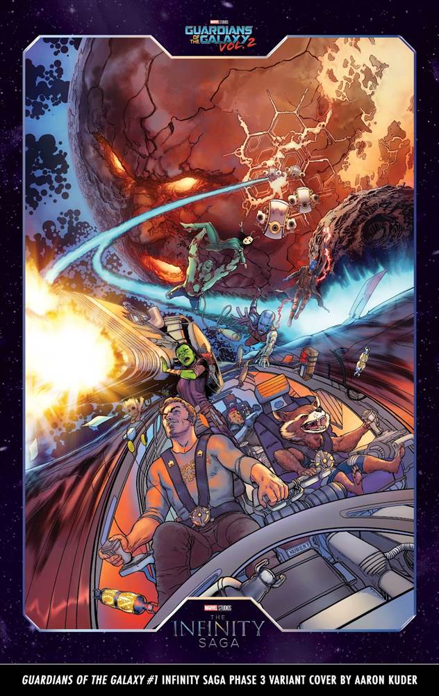 GUARDIANS OF THE GALAXY #1 Infinity Saga Phase 3 Variant Cover by Aaron Kuder