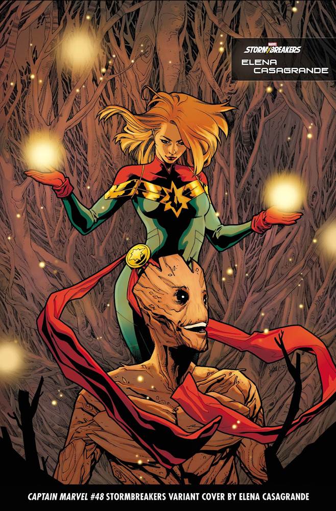 CAPTAIN MARVEL #48 Stormbreakers Variant Cover by Elena Casagrande