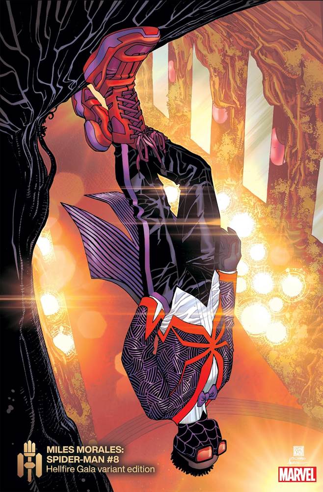 MILES MORALES: SPIDER-MAN #8 HELLFIRE GALA VARIANT COVER BY BERNARD CHANG