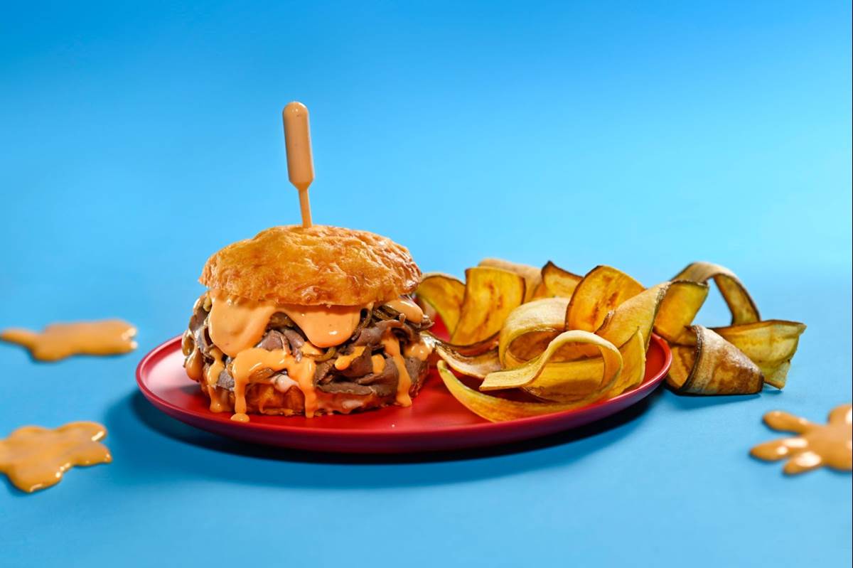 Steak & "Cheese Ray" Sandwich