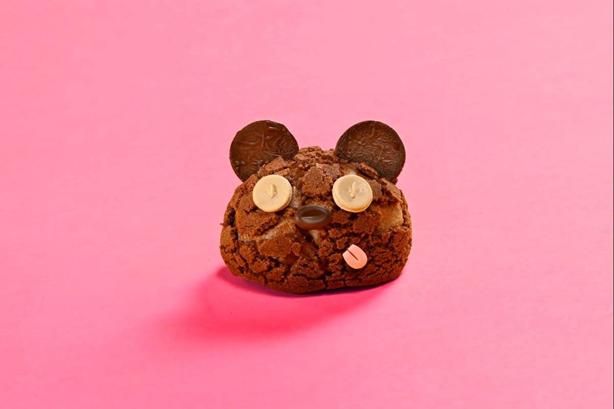 Bob's Teddy Bear Chocolate Cream Puff