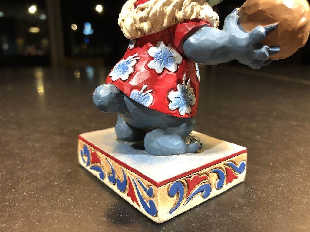 The Jim Shore signature design carries to the base.