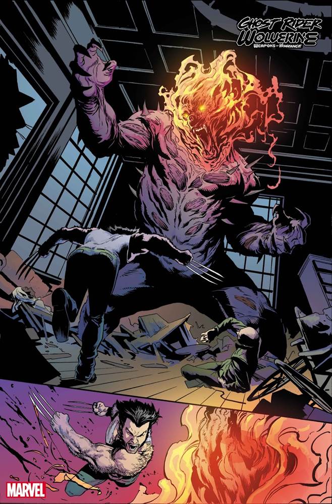 GHOST RIDER/WOLVERINE: WEAPONS OF VENGEANCE ALPHA #1 (Artwork by Geoff Shaw)