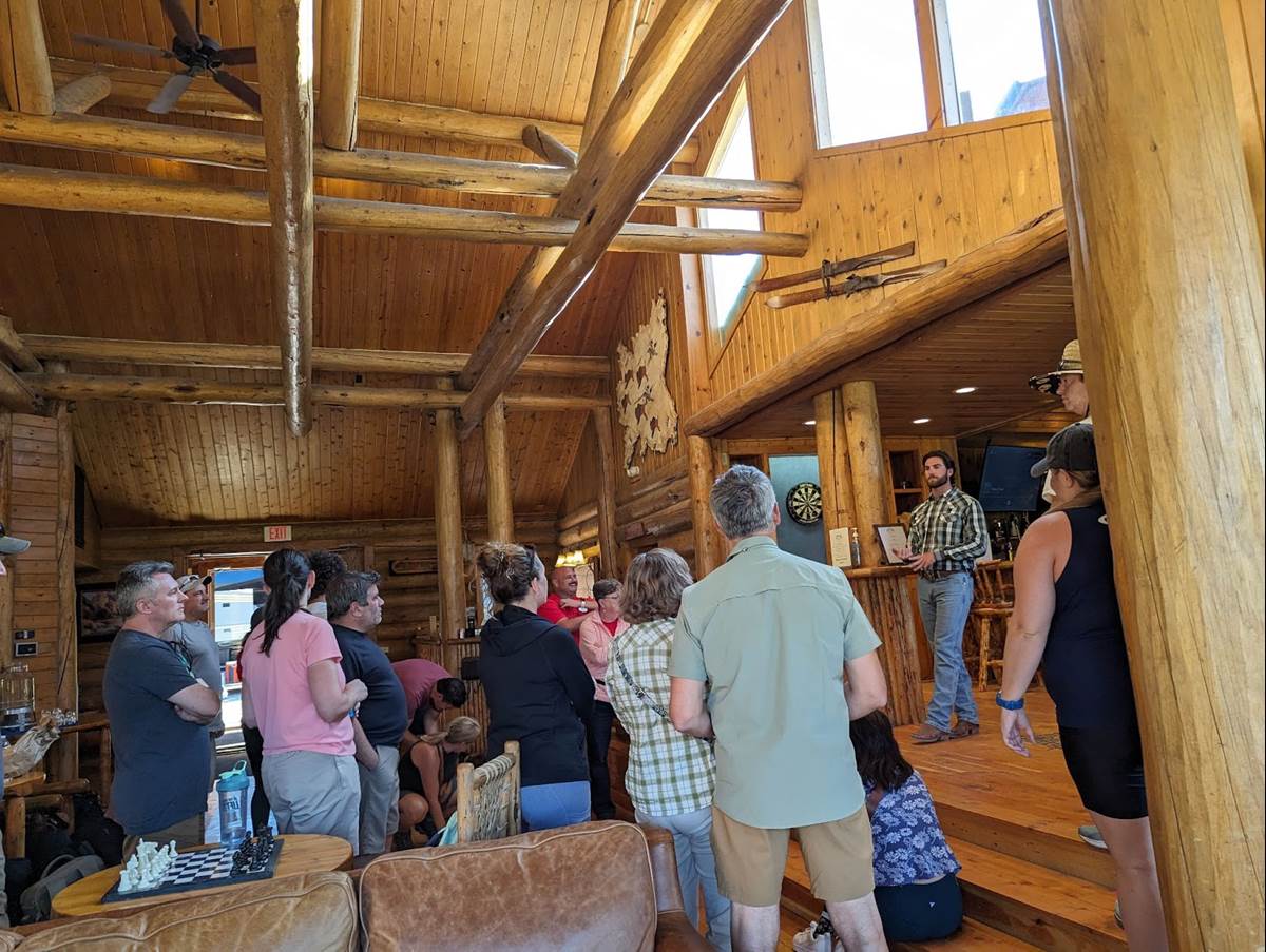 Get Instructions in the Brooks Lake Lodge Game Room