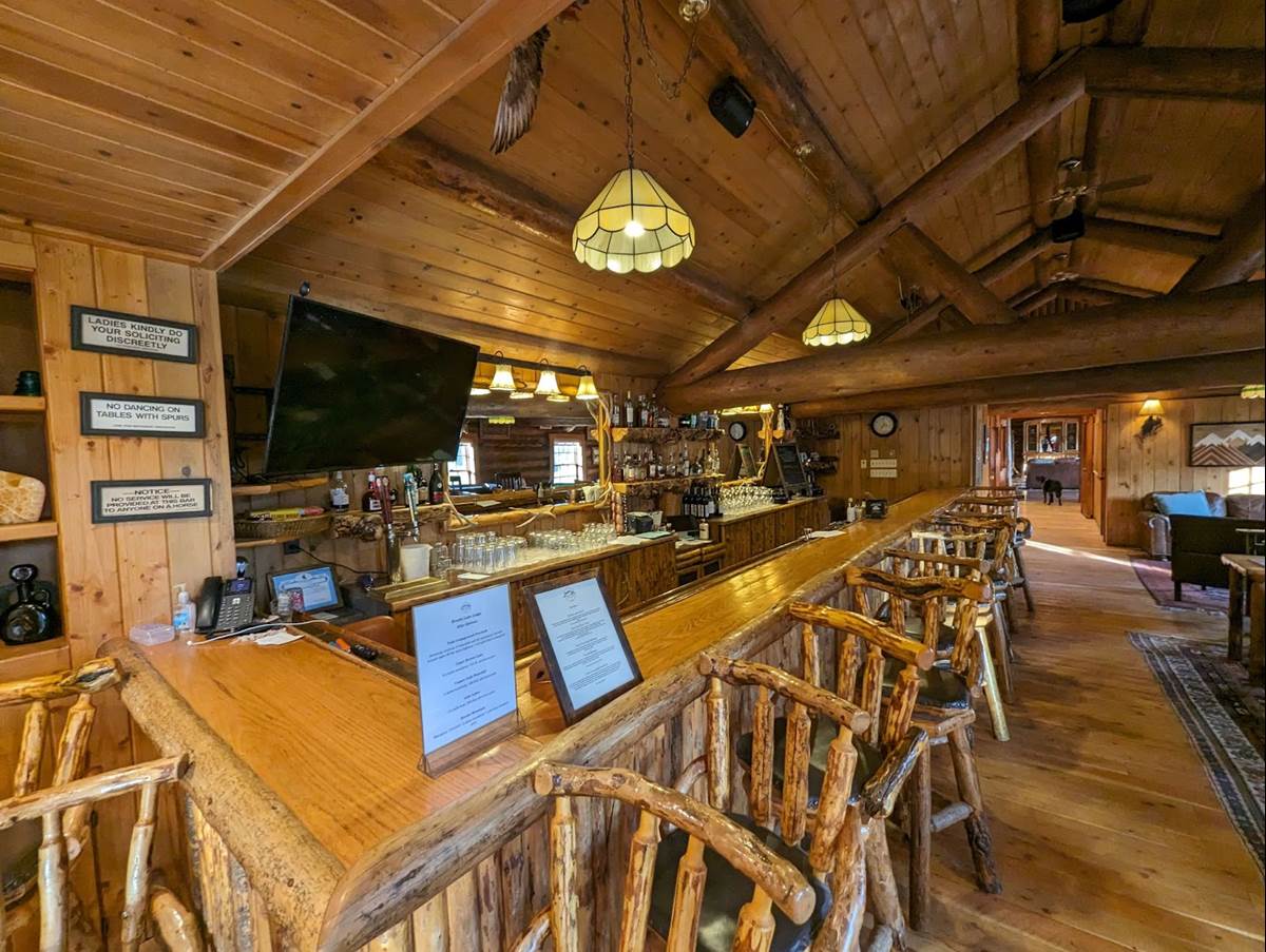 The Brooks Lake Lodge Bar