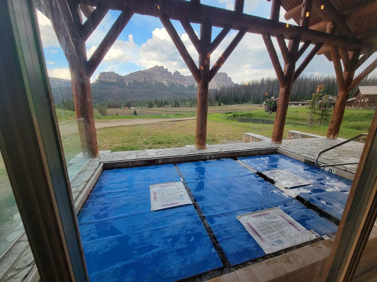 The Hot Tub in the Spa. It was Kept Covered but We Were Free to Uncover and Get In