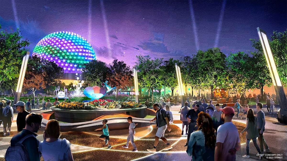 EPCOT CommuniCore Plaza Concept Art