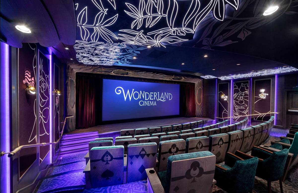 The Wonderland Cinema will be on the Disney Treasure