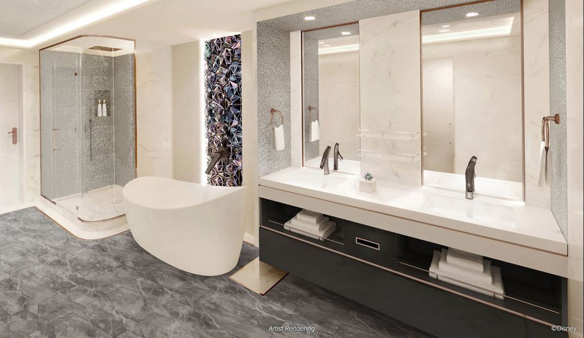 Tomorrow Tower Suite on the Disney Treasure