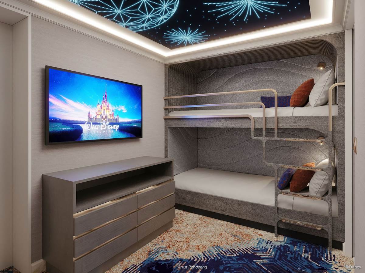 Tomorrow Tower Suite on the Disney Treasure