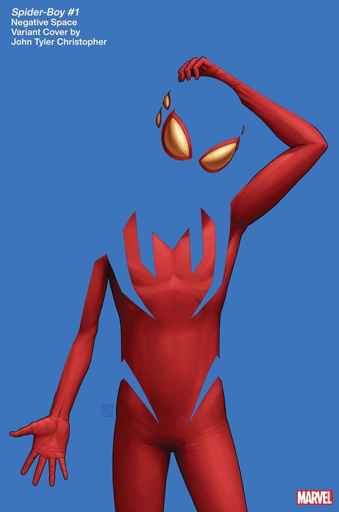 SPIDER-BOY #1 Negative Space Variant Cover by John Tyler Christopher