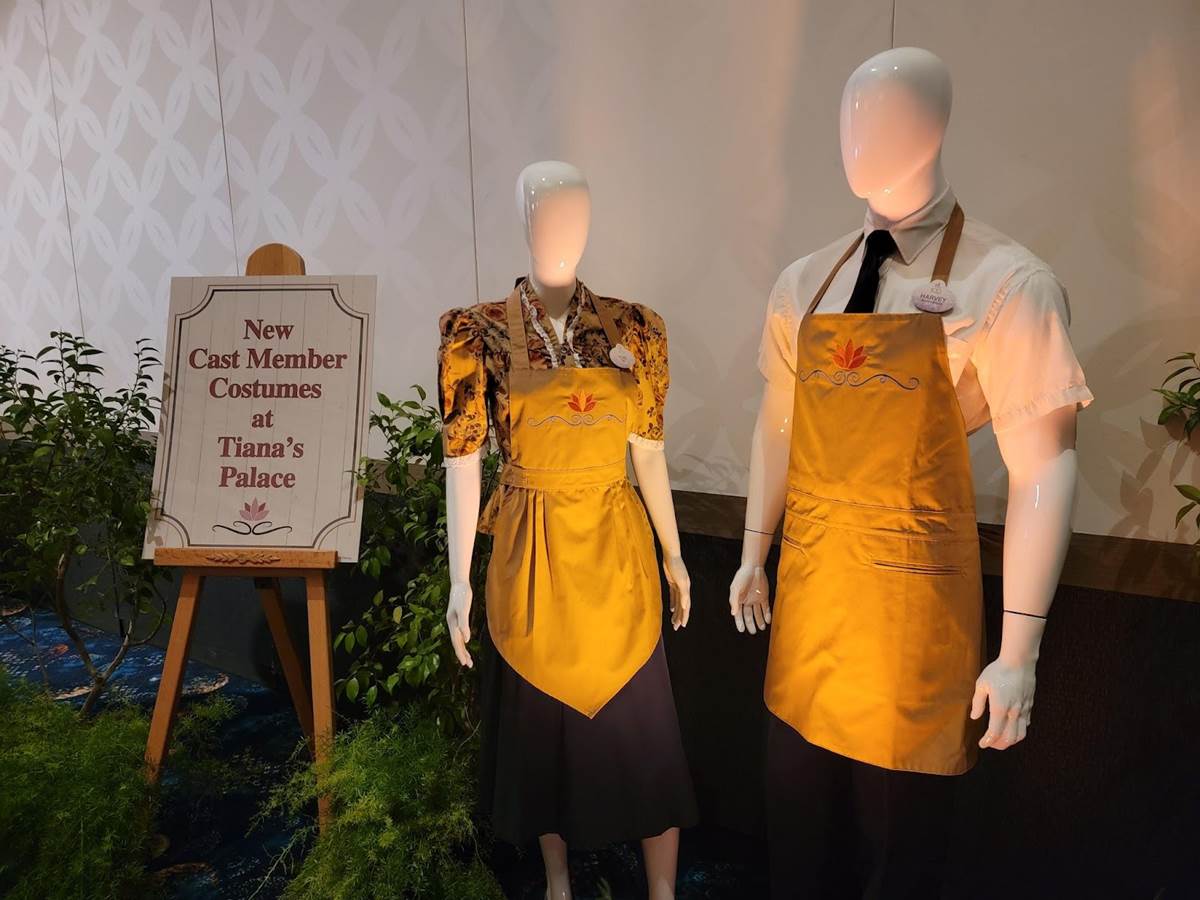 Costumes at Tiana's Palace