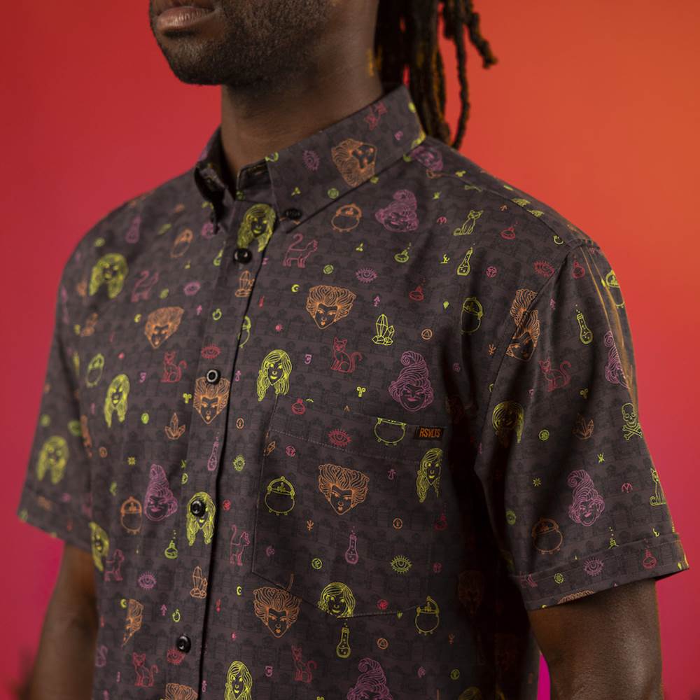 This Spells Trouble is a fun pattern with outlined versions of the characters.