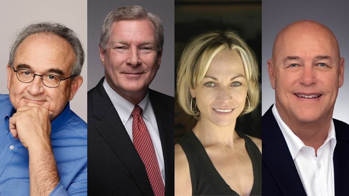 L-R: Bob Rogers, Tom Mehrmann, Sylvia Hase, Mike Hightower