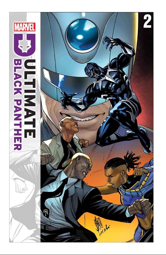"Ultimate Black Panther #2" Cover by STEFANO CASELLI
