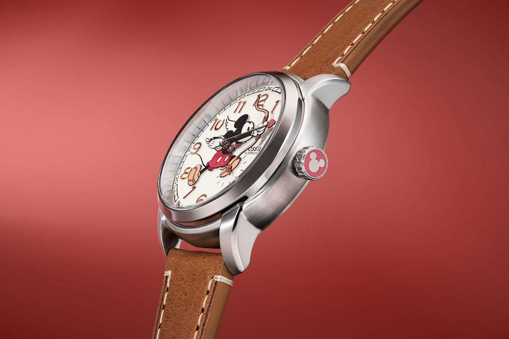 Mickey Mouse is dressed as cupid on this stunning timepiece. LE of 1,014
