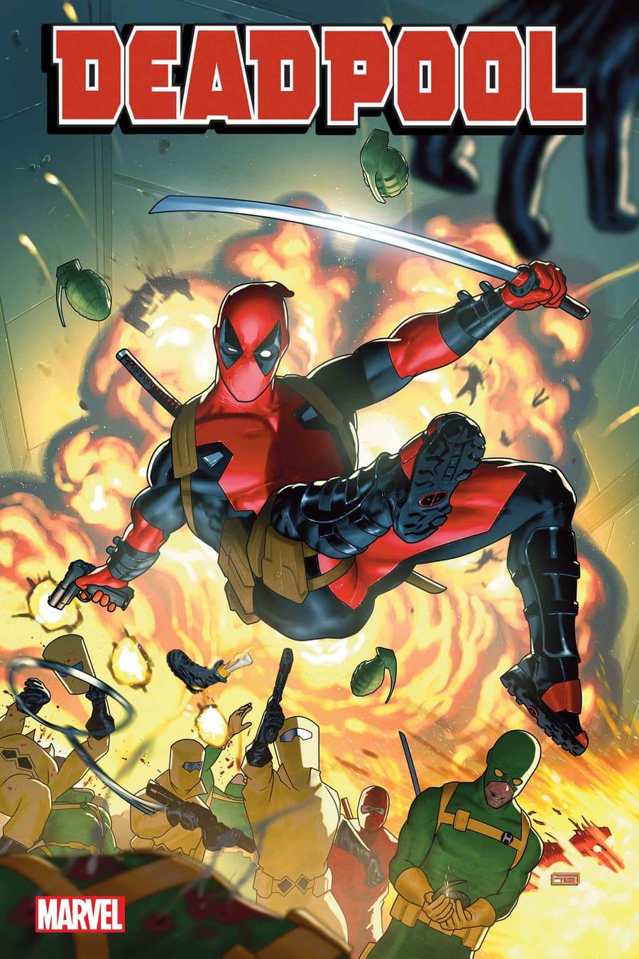 DEADPOOL #1 cover by Taurin Clarke