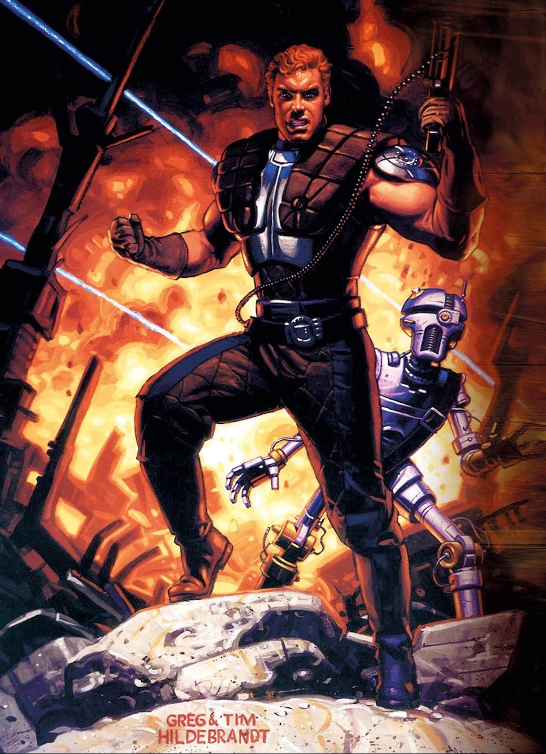 "Star Wars: Shadows of the Empire" artwork by the Brothers Hildebrandt.