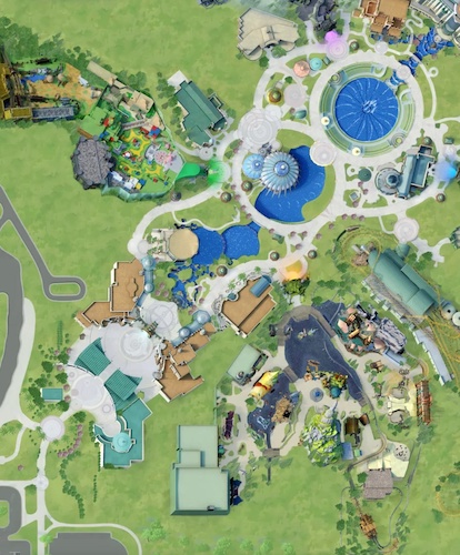 Map of Epic Universe Added to the - W414